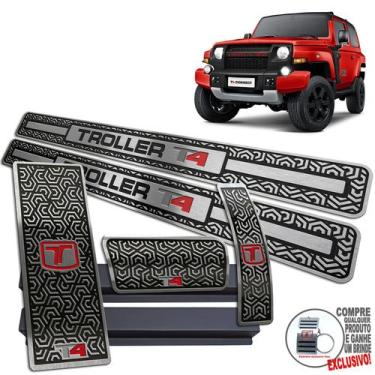 Imagem de Descanso Pedaleira At Soleira Baixo Relevo T4 2015 A 2022 - JR PARTS, 