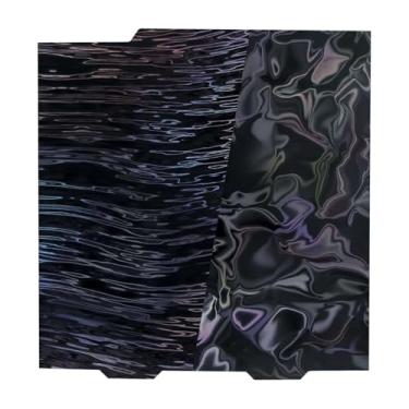 Imagem de IdeaFormer-3D Ondulações de água de dupla face + Cama de impressão de aço com mola flexível com textura de madeira 184x184 mm para impressora 3D Bambu Lab A1 Mini