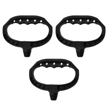 Imagem de Ceukius Pacote com 3 manípulos de motor a gasolina, alça de arranque de recuo, alça de acionador de partida para soprador de neve, gerador de cortador de grama, motosserra