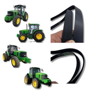 Imagem de Correia Plana CQ58873 John Deere  4045 6068  Tratores 6110J 6125J 6130