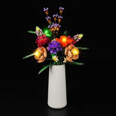 Imagem de Kit de luz LED DALDED para Lego Flower Bouquet 10280 sem modelo