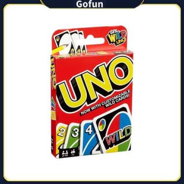Imagem de Jogo de tabuleiro UNO Wild Card 112 Cards for Family Party Game
