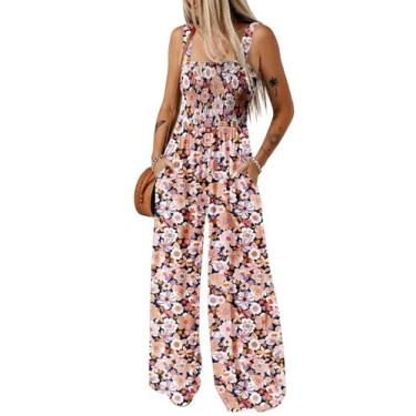 Imagem de Macacão Happy Sailed Overalls com estampa floral para mulheres