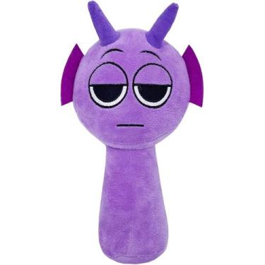 Imagem de Brinquedo de pelúcia Sprunki Game Purple 20cm para crianças e adultos 