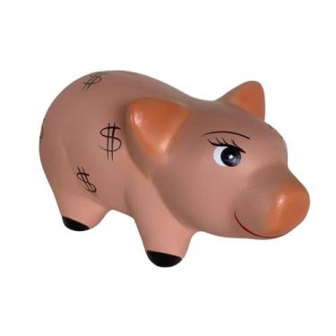 Imagem de Cofre Porco Focinho Cerâmica Esmaltada - RJCONECT, bege