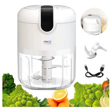 Imagem de Mini Processador Elétrico Alho Cebola Alimentos Recarregável Inboxmobi