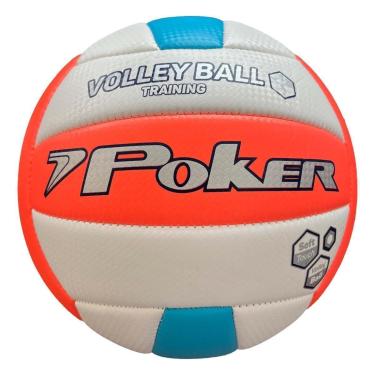 Imagem de Bola Vôlei Poker Training Soft Touch Quadra Treino Profissional-Unissex