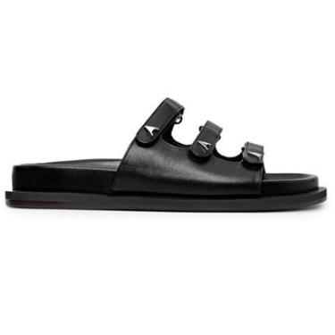 Imagem de Chinelo Feminino Carrano Papete Flat Soft Preto - 8910-Feminino