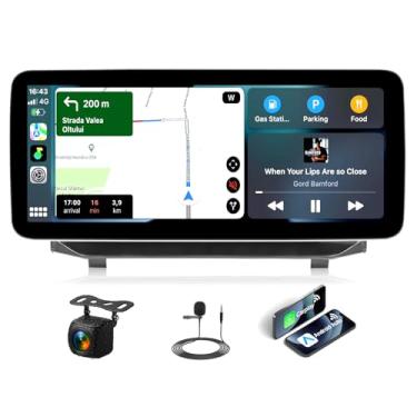 Imagem de [4G + 64G] Android 13 estéreo para carro para Ford Fiesta 2009-2013 com carro sem fio CarPlay Android Auto, rádio automotivo com tela sensível ao toque de 12,3 polegadas com link espelhado, controle