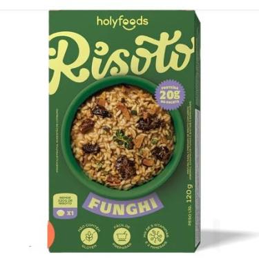 Imagem de Risoto Funghi com 20 gramas de Proteína no pacote de 120g-HolyFoods