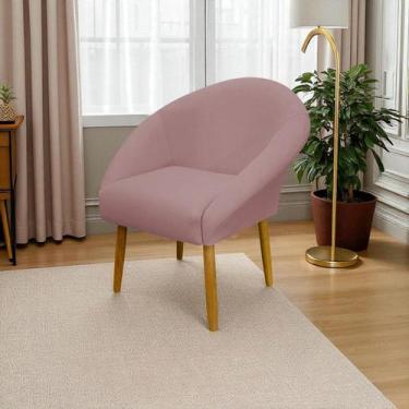 Imagem de Poltrona Decorativa Para Sala Recepção Manicure Consultório Stella Bou