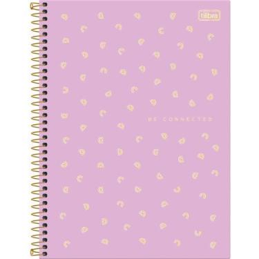 Imagem de Caderno 10X1 Capa Dura Neon Connect Feminino 160FLS. - Tilibra
