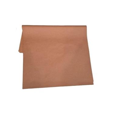 Imagem de Papel de seda 100 folhas, colorido 17,5 x 25 cm - Embalagem de roupas, embalagem de pipas (Caramelo Claro)