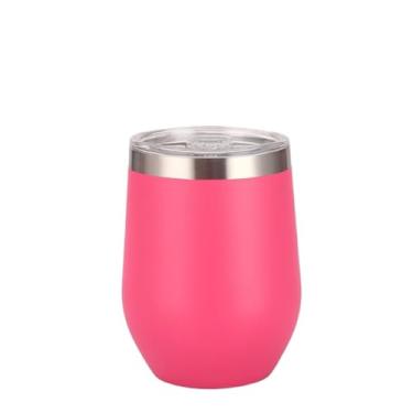 Imagem de Copo Copo TéRmico 360ml com Tampa Transparente MantéM Gelado por 4 Horas, Perfeito para Sua Bebida(Pink)