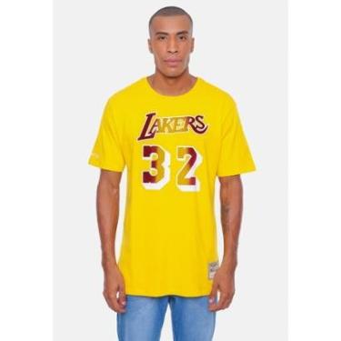 Imagem de Camiseta Mitchell & Ness Los Angeles Lakers Masculino-Masculino