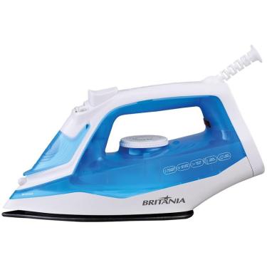 Imagem de Ferro de Passar Roupa a Vapor e a Seco Britânia BFV202AZ Branco e Azul