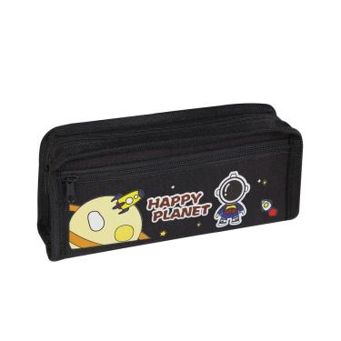 Imagem de Estojo para lápis, tecido Oxford de grande capacidade, com tema espacial, preto