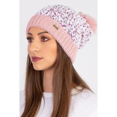 Imagem de Gorro feminino de malha com pompom 60020 - Preto-Feminino