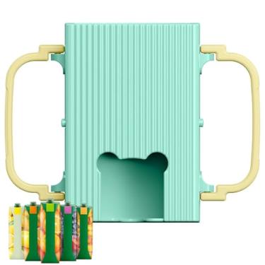 Imagem de Suporte para bolsa infantil, suporte para bolsa de apertar,Suporte portátil para bolsa para bebê à prova de aperto - Suporte para bolsa de frutas sem aperto, suporte para caixa de leite,