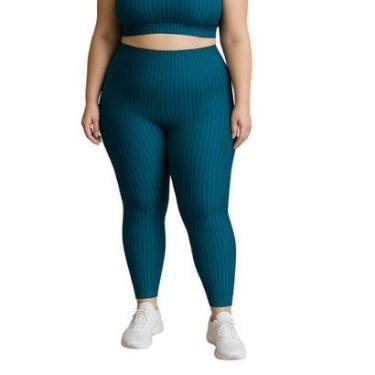 Imagem de Calça Legging Fitness Cintura Alta Cirrê 3D Plus Size Feminino Laura-Feminino