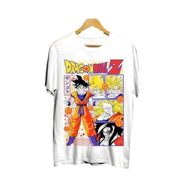 Imagem de Camiseta Unissex Dragon Ball Z Goku Vegeta 100% Algodão Manga Curta Go