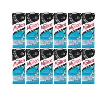 Imagem de Kit 12 Leite Molico Proteína Desnatado Zero Lactose 1L