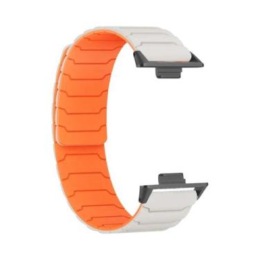 Imagem de Pulseira Magnética De Silicone Para Xiaomi MiBand 8 pro 9 pro Redmi Wa