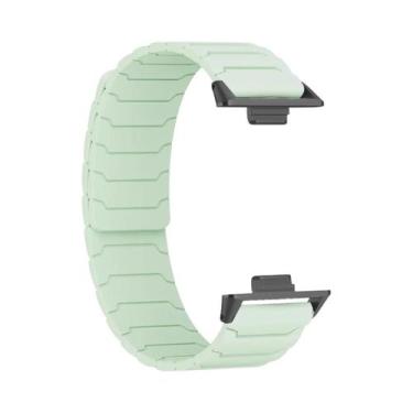 Imagem de Pulseira Magnética De Silicone Para Xiaomi MiBand 8 pro 9 pro Redmi Wa