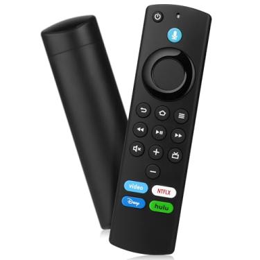 Imagem de Controle remoto de substituição para Fire Smart TV Stick (2ª/3ª geração/4K/Lite/4K Max), para TV Cube, para Pioneer, Smart TV Hisense 3ª geração, não para Samsung/Roku TV