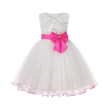 Imagem de Vestido De Festa Princesa Com Renda Para Meninas, Bordado Europeu-Amer