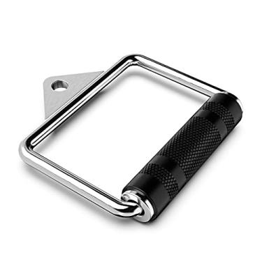 Imagem de Synergee Acessório de cabo de alça única em D – Acessório de academia em casa para máquina de cabos, alça de anel D para treino com pesos