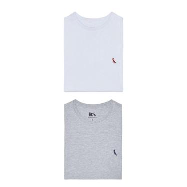 Imagem de Kit 2 Camisetas Básicas Brasa E Gota Pica Pau Reserva-Masculino
