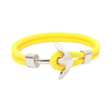 Imagem de Pulseira De Âncora Masculina Em 10 Cores, Cordão De 4mm, Acessório Náu