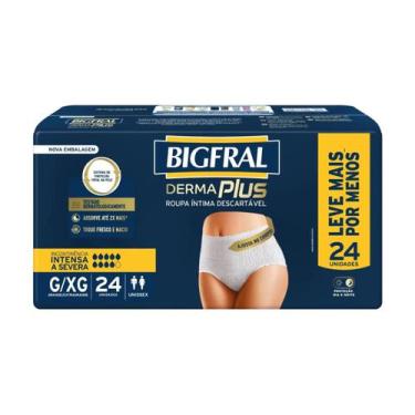 Imagem de Fralda bigfral derma plus roupa intima g xg com 16 unid