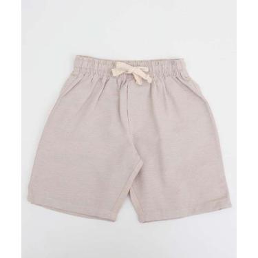 Imagem de Bermuda Infantil Textura MR Tam 1 a 3 Caqui-73105, 1, Caqui