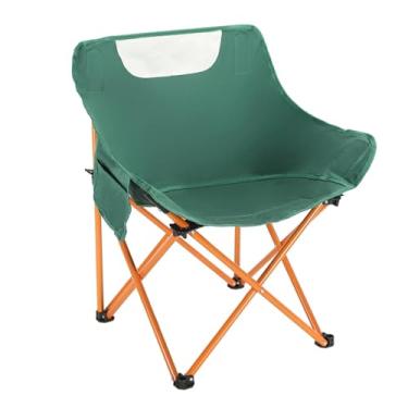 Imagem de Cadeira de viagem para mochila, cadeira de acampamento dobrável portátil, pátio de jardim, cadeira dobrável de arco pequeno, uso ao ar livre em várias cenas (verde)