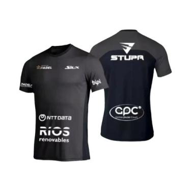 Imagem de Camiseta De Tênis Masculina De Verão Solta, Cor Sólida, Gola Redonda, 