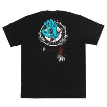 Imagem de Camiseta Santa Cruz Especial Roskopp Screaming Target - Preto (Oversize)-Masculino