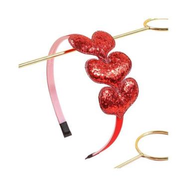 Imagem de Tiaras De Coração Com Lantejoulas Para Mulheres E Crianças, Acessórios