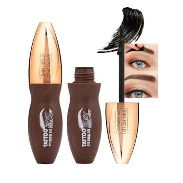 Imagem de Gel de sobrancelha destacável para mulheres, sobrancelhas mais cheias e definidas, chocolate castanho espresso, castanho-acastanhado, acastanhado, 5 dias de longa duração, à prova de suor, presente