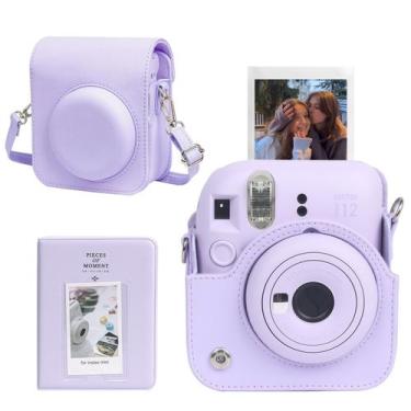 Imagem de Estojo para câmera CAIYOULE Mini 12 roxo com 64 álbuns de bolso