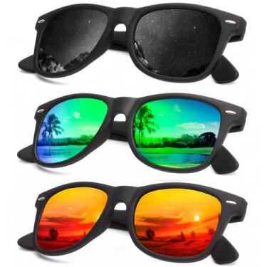 Imagem de Óculos de sol KALIYADI com acabamento fosco polarizado com bloqueio UV