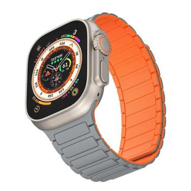 Imagem de Pulseira de relógio Vevexiao Magnetic Silicone para Apple Watch Series