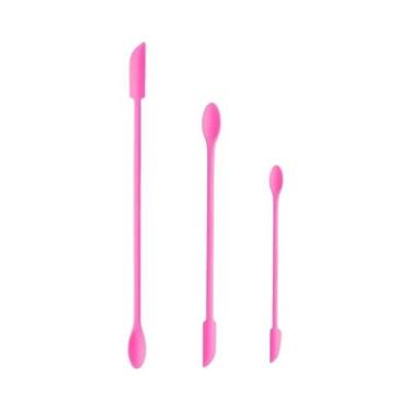 Imagem de Espátula Mini De Silicone Dupla Para Máscara De Emulsão, Kit De Ferram