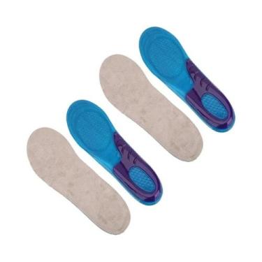 Imagem de Palmilhas De Silicone Unissex Com Suporte Ortopédico Para Arco, Macias