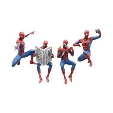 Imagem de Boneco De Ação Homem-Aranha 7-9cm Marvel Vingador Super-Herói Miniatur