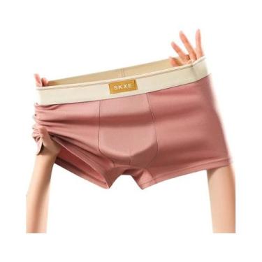 Imagem de Cuecas Boxer De Algodão Para Homens plus Size, Sexy, Confortáveis E Ma