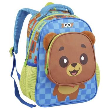 Imagem de Mochila Pequena Escola Creche Infantil 0 A 4 Anos Fofo Orelhas de Pelu
