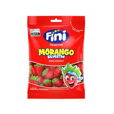 Imagem de BALA GELATINA MORANGO SILVESTRE 80G FINI