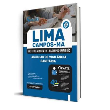 Imagem de Apostila Prefeitura de Lima Campos-MA - Auxiliar de Vigilância Sanitár